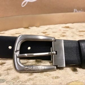 100% Authentic Chanel leather calf belt!